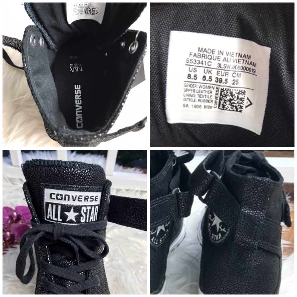 Converse Ctas Brea Stingray Black pearls W AUTHENT - Picture 8 of 8